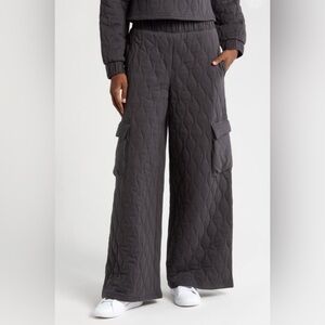 UGG Dejah Quilted Cargo Pants in Ink XS X-Small